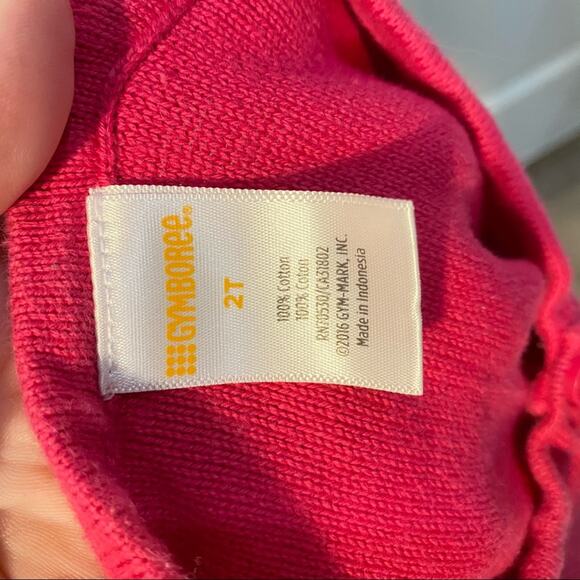 Gymboree 2T girls fuscia cardigan Sweater pockets - Picture 2 of 4